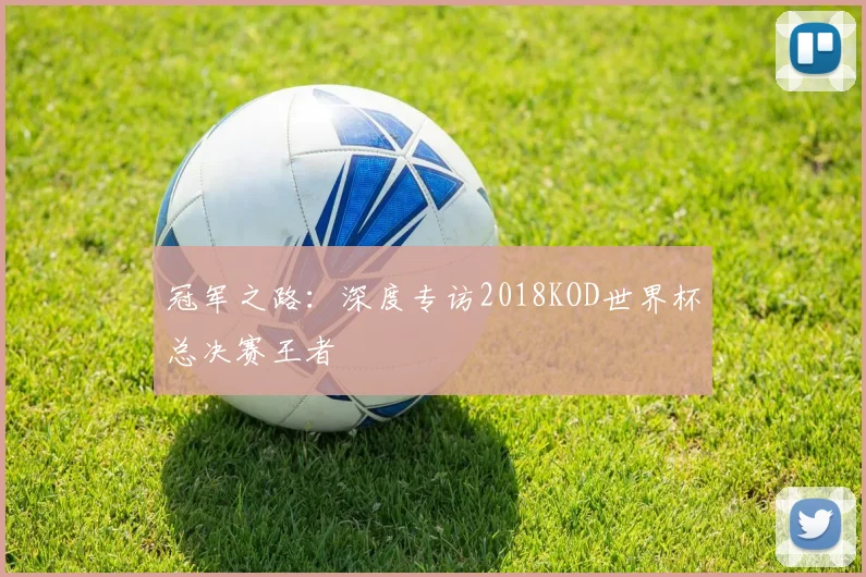 冠军之路：深度专访2018KOD世界杯总决赛王者